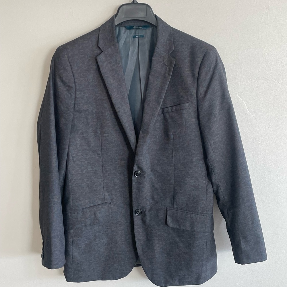 Perry Ellis Blazer - mens - subtle camo pattern - 38R